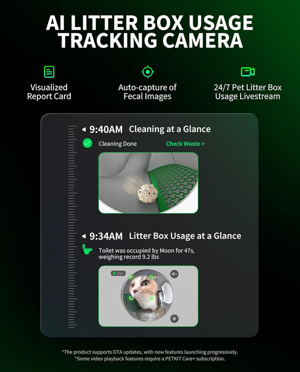 PETKIT PUROBOT MAX PRO AI-Camera Self Cleaning Cat Litter Box