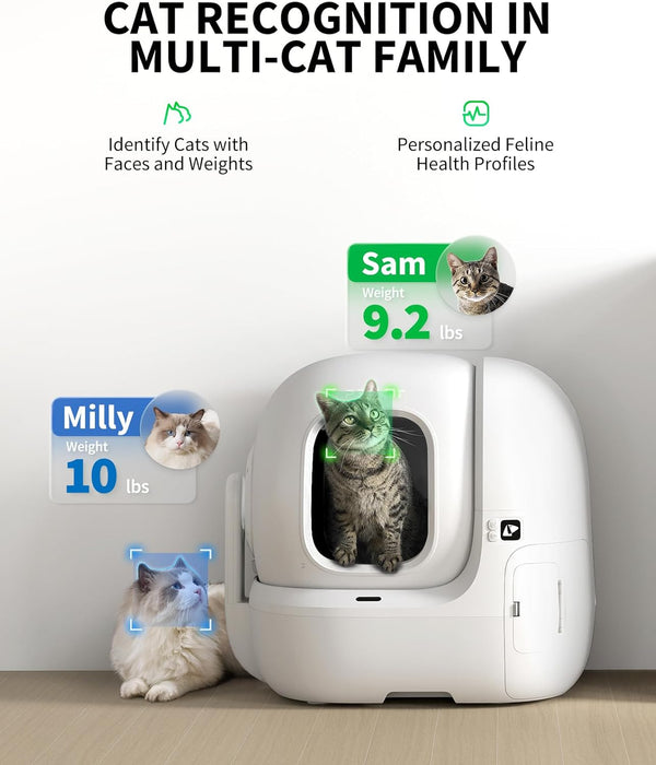 PETKIT PUROBOT MAX PRO AI-Camera Self Cleaning Cat Litter Box