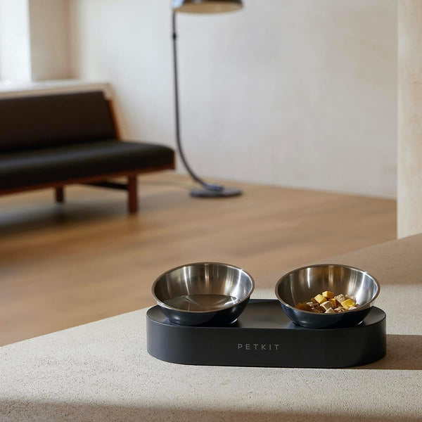 PETKIT Cat Bowls with Stand Tilted